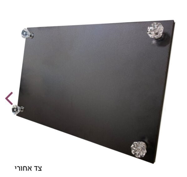 ⁦מגש לחלות שבת מזכוכית מראה ושברי אבנים⁩ – תמונה ⁦2⁩